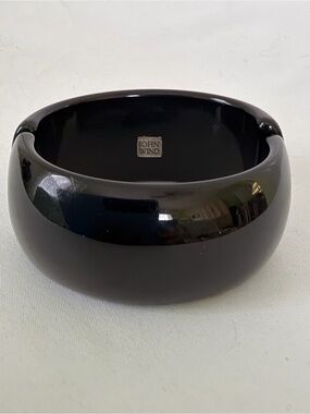 Vintage John Wind Black Bangle